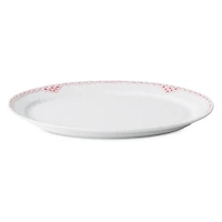 Coral Lace Oval Dish