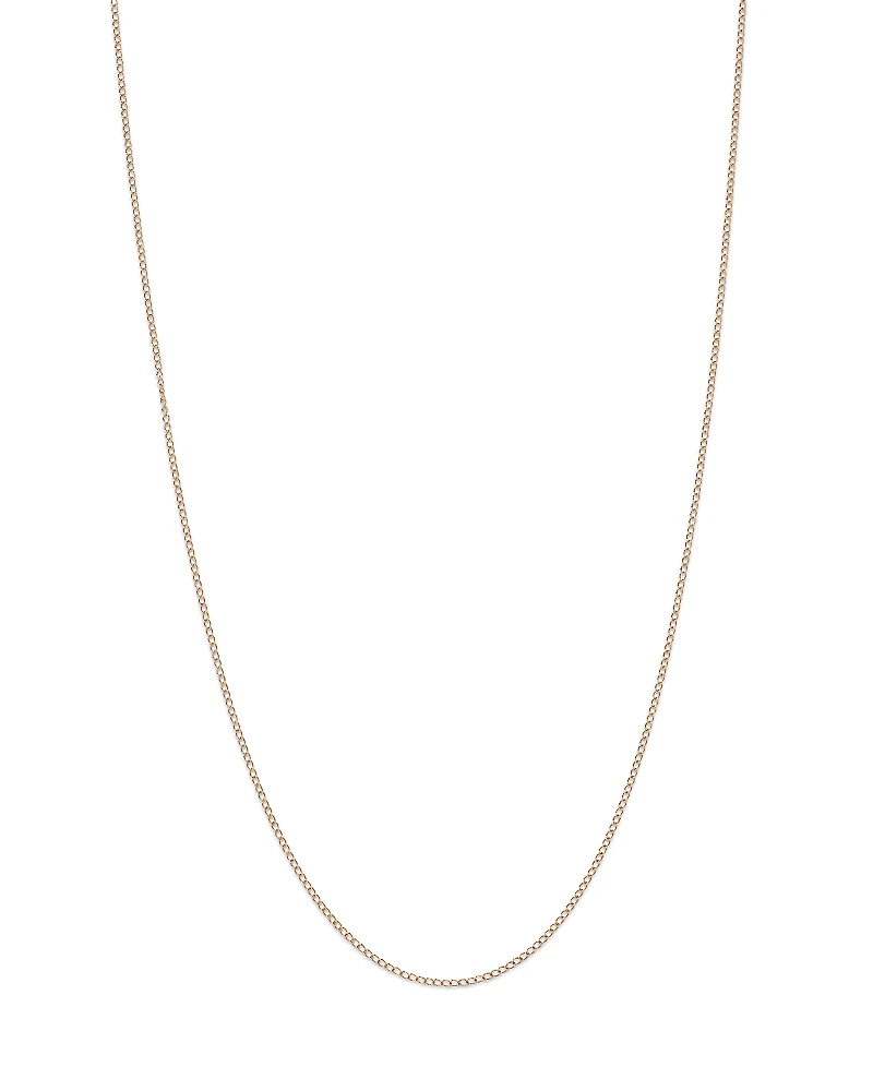 Bloomingdale's Fine Collection Children's Flat Curb Link Chain Necklace