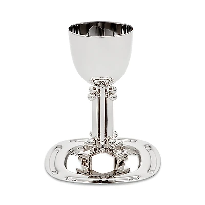Ricci Argentieri Nickel Plated Suspension Kiddush Cup