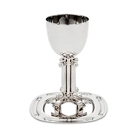 Ricci Argentieri Nickel Plated Suspension Kiddush Cup