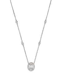 Bloomingdale's Fine Collection Diamond Halo Pendant Necklace