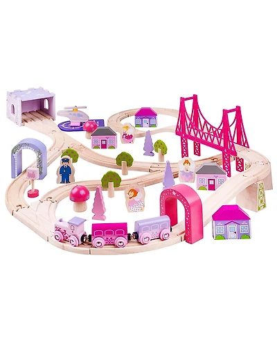 Bigjigs Rail Fairy Town Train Set - Ages 3+