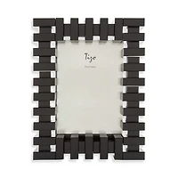 Black Crystal Glass Frame, 4" x 6"