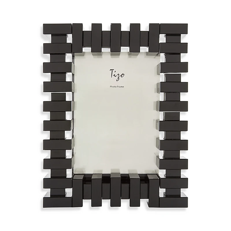 Tizo Black Crystal Glass Frame, 5 x 7