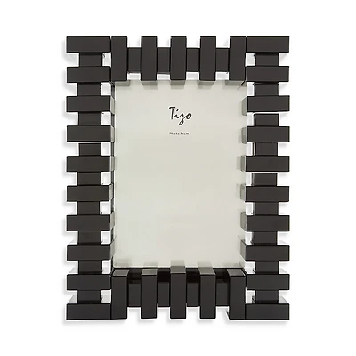 Tizo Black Crystal Glass Frame, 5 x 7
