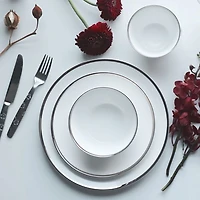 Platinum Edge Dinner Plate