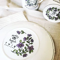 Molly Hatch Forget Me Not Salad/Dessert Plate