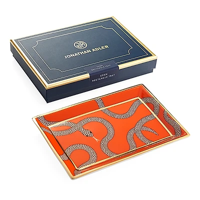 Jonathan Adler Eden Rectangular Snake Tray