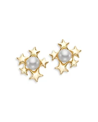 Bloomingdale's Fine Collection Cultured Freshwater Pearl Star Cluster Stud Earrings