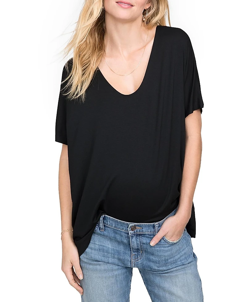 Hatch Collection Perfect Maternity Vee T-Shirt