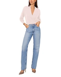 Cross Front Long Sleeve Sweater