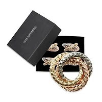 Trinity Napkin Ring in Multi, Set of 4 in a Gift Box