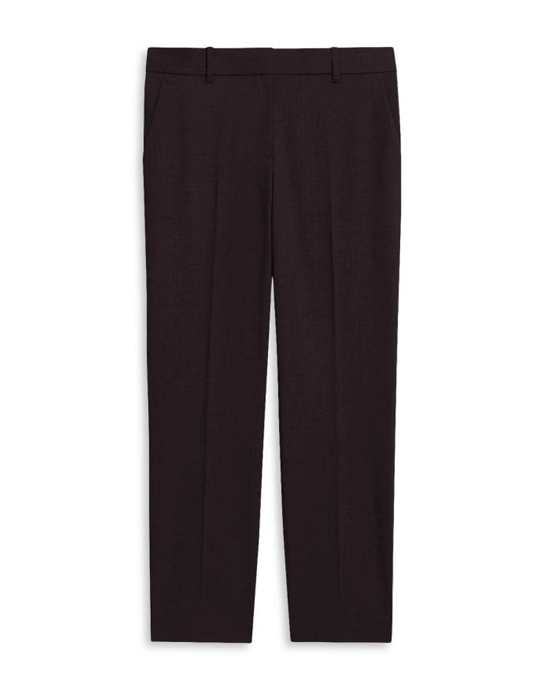 Treeca Wool-Blend Cropped Pants