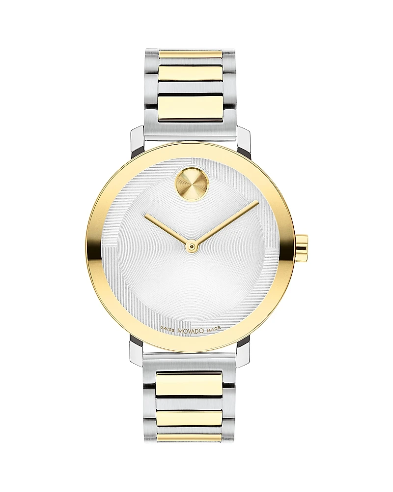 Movado Bold Evolution 2.0 Two Tone Watch, 34mm
