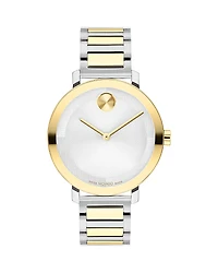 Movado Bold Evolution 2.0 Two Tone Watch, 34mm