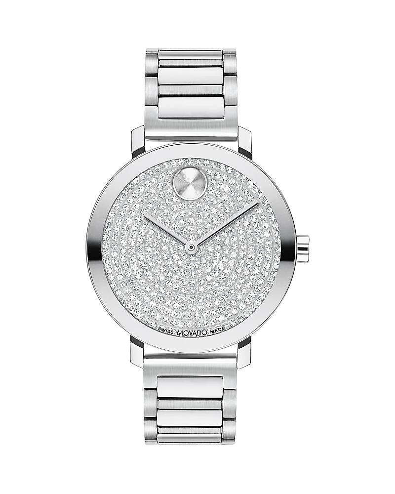 Movado Bold Evolution 2.0 Crystal Dial Watch, 34mm