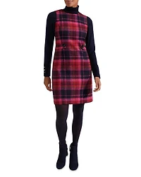 Sariah Plaid Wool Dress