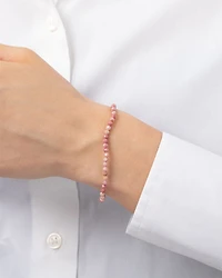 Rhodocrosite Bead Stretch Bracelet
