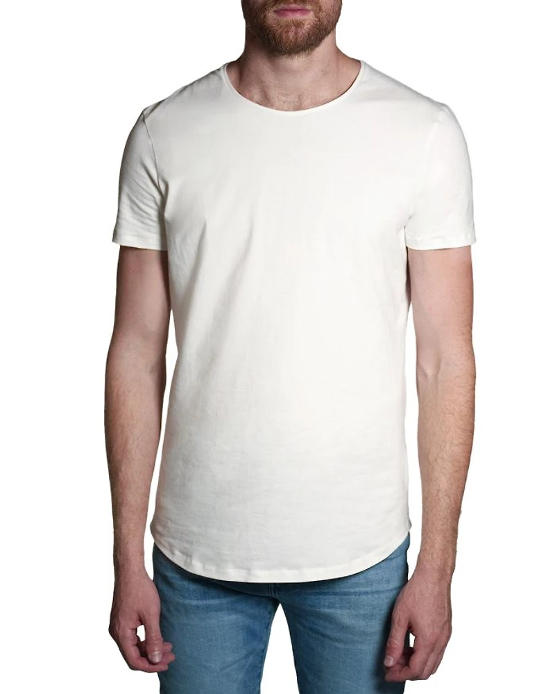 Short Sleeve Stretch Crewneck Tee