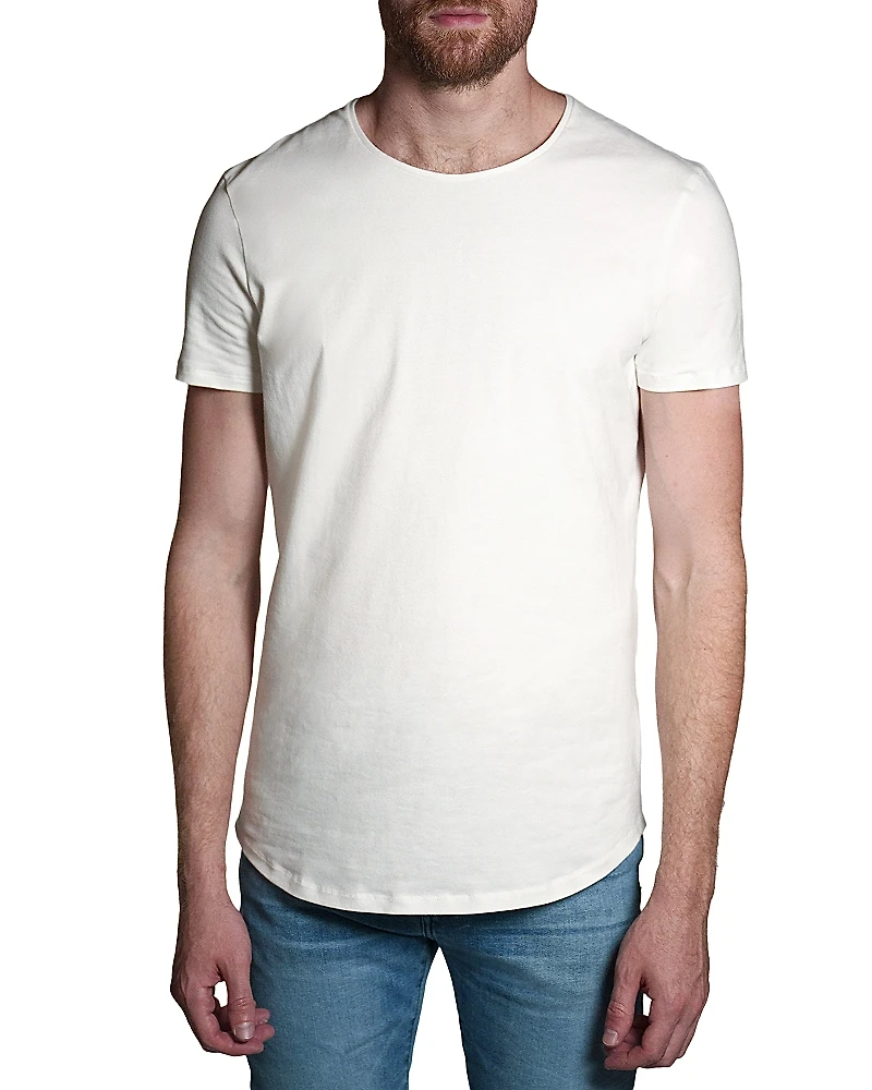 Monfrere Blanc Short Sleeve Stretch Crewneck Tee