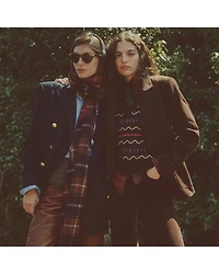 Knit Double Breasted Blazer