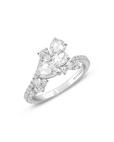 Diamond Scatter Ring in 18K White Gold, 1.65 tcw