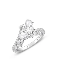 Diamond Scatter Ring in 18K White Gold, 1.65 tcw