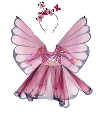 Butterfly Twirl Dress with Wings and Headband - Ages 3-6