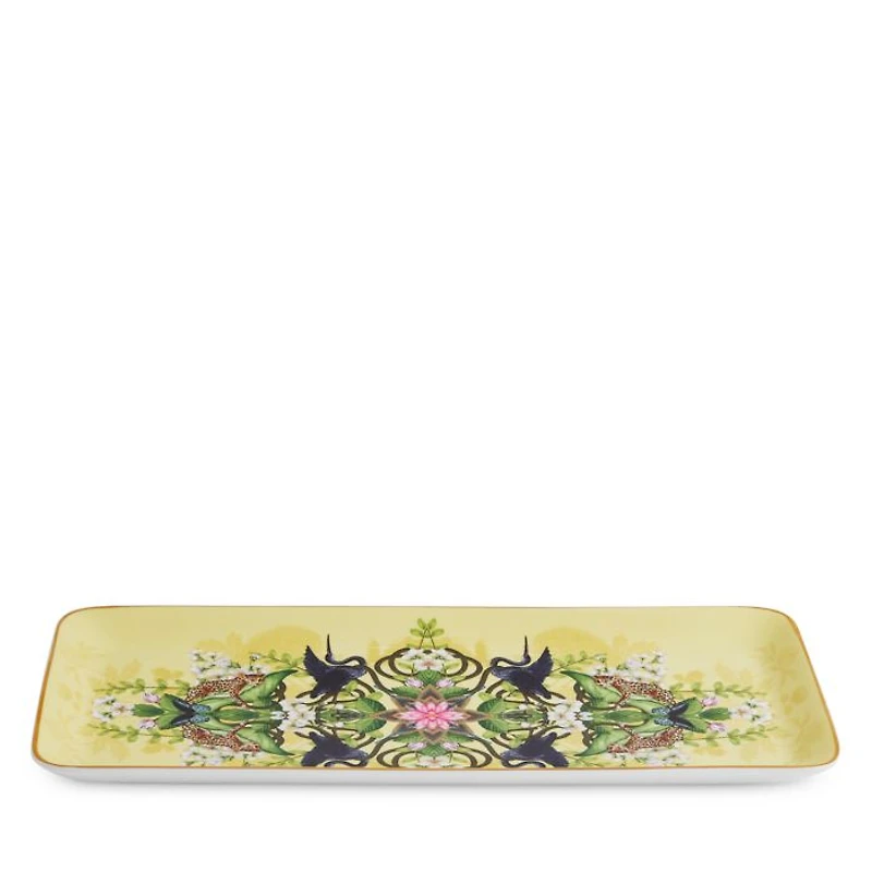 Wonderlust Waterlily Rectangular Sandwich Tray