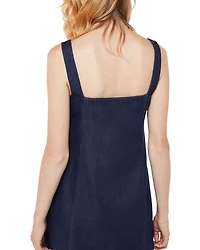 Denim Pinafore Dress