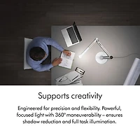 Solarcycle Morph Desk Light | Black/ White