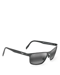 Anemone Polarized Rectangular Sunglasses, 60mm