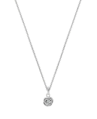 Children's 14K Gold Blushing Rose Girls' 12-14" Necklace