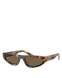 Miu Miu Oval Sunglasses, 56mm