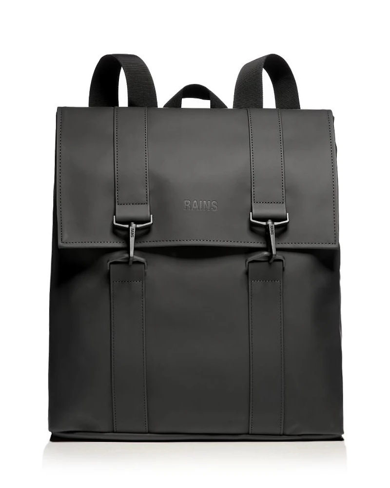 Men's Faux Leather Backpack