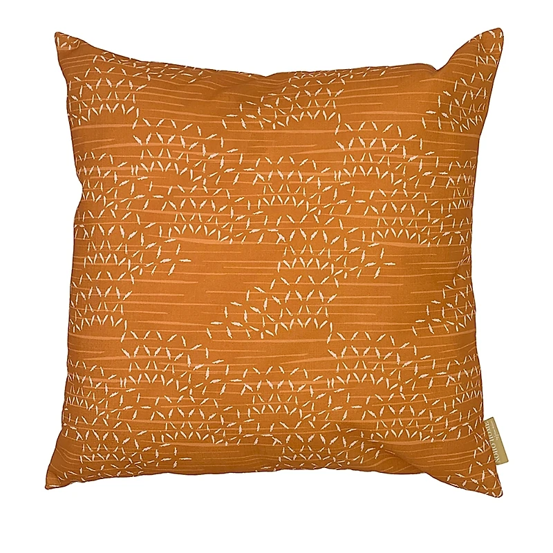 Noho Home Kaha Tangerine Decorative Pillow Cover, 20 x 20