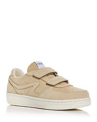rag & bone Women's Retro Court Suede Strap Low Top Sneakers