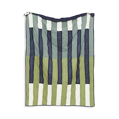 Anchal Offset Stripe Quilt Throw Blanket