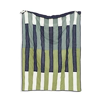 Anchal Offset Stripe Quilt Throw Blanket