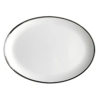 Twig New York Platinum Edge Oval Platter