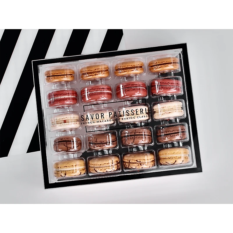 Savor Patisserie Best Sellers French Macarons Gift Box, 20 Piece