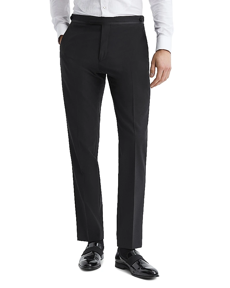 Reiss Poker Satin Trim Tuxedo Pants