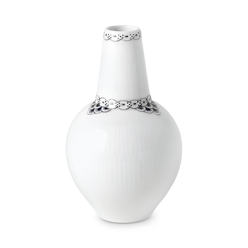 Royal Copenhagen Black Lace Vase