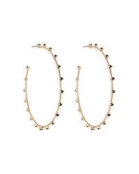 Simple Spark Hoop Earrings in 18K Gold Plated