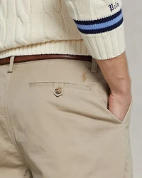 Cotton Blend Regular Fit Chino Shorts