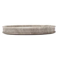 x Kelly Wearstler Dune Beige Marble Medium Tray