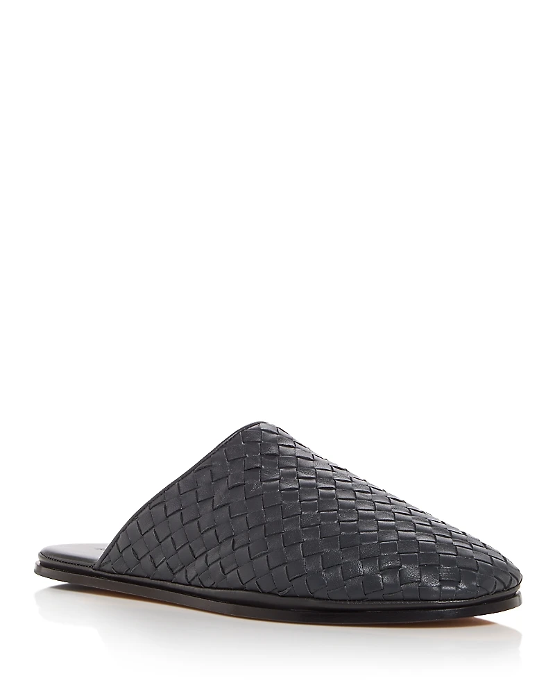 Bottega Veneta Men's Sunday Intrecciato Slippers