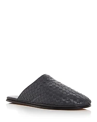 Bottega Veneta Men's Sunday Intrecciato Slippers