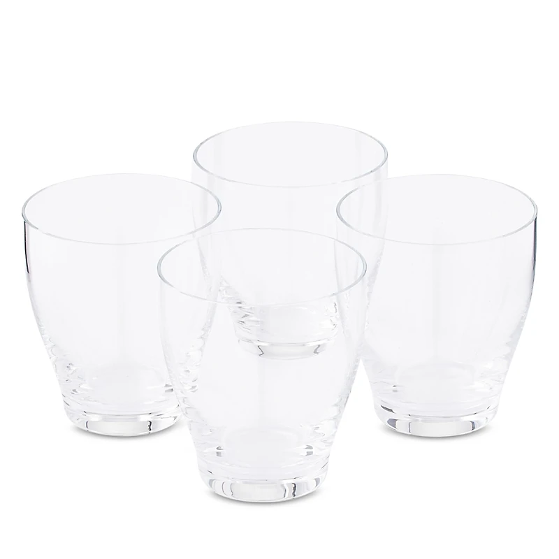 Nambe Vie Double Old-Fashioned Glasses, Set of 4
