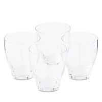 Nambe Vie Double Old-Fashioned Glasses, Set of 4